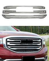 For 2017-2019 GMC Acadia SLE SL Chrome 3PC Grille Grill Insert Overlay Trim - £86.55 GBP