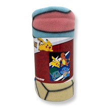 Pokemon 45&quot; X 60&quot; Fleece Throw By United Pacific Designs. - £35.19 GBP