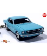  RARE KEY CHAIN  1964 ½ 1965/66 BLUE FORD MUSTANG GT COUPE CUSTOM GREAT ... - £39.15 GBP