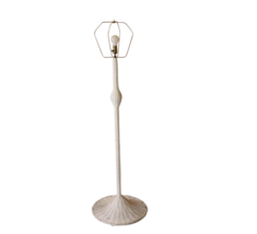 Vintage 70s Mid Century Modern MCM Tall Rattan Wicker Floor Lamp Light W... - $247.45