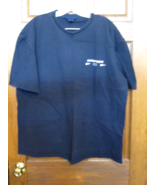 Vintage Nautica Navy Blue Cotton Logo T-Shirt - Size XL - £14.78 GBP