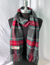 Fast Free 100%CASHMERE SCARF Made in England Gray/Camel/Red/Blue/Teal/White#oct9 - $16.82