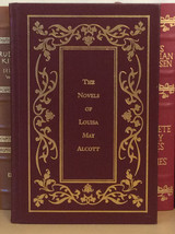 Little Women &amp; Little Men - The Novels of Louisa May Alcott - leatherbound - £33.57 GBP