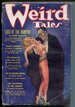 Weird Tales-6/1936-pulp fiction-spicy Good Girl Art-Brundage-Derleth-Howard-VG- - £218.07 GBP