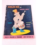 ✅ Circus Magazine 1949 Ringling Bros Barnum Bailey Souvenir Program - £11.72 GBP