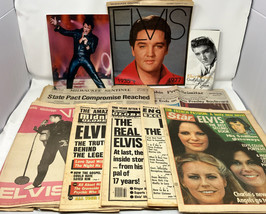 Elvis Presley Newspaper COLLECTION Memphis Press-Scimitar Milwaukee Journal, etc - £24.64 GBP