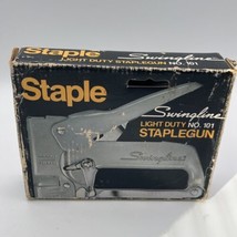 Gray Swingline #101 Vintage Light Duty Staple Gun Stapler - £14.37 GBP