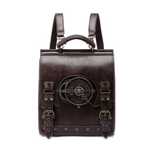 Original Steampunk Industrial Style Gear And Time Backpack For A Backpack - £55.82 GBP