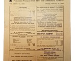 Fiorai&#39; Review Permuta Rivista Feb 18 1965 Vol Cxxxv No 3508 - £5.72 GBP