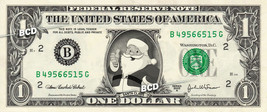 SANTA CLAUS on REAL Dollar Bill Cash Money St Nicholas Currency Merry Ch... - $84.46 MXN