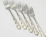 Oneida Valerie Salad Forks 6 3/4&quot;  Distinction Deluxe HH Lot of 5 - £18.79 GBP