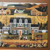 Charles Wysocki Moonmeadow Cove Milton Bradley Puzzle 1000 piece 22x26 C... - $15.48