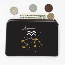 Aquarius Constellation : Gift Coin Purse Zodiac Sign Horoscope Astrology Birthda - £7.87 GBP