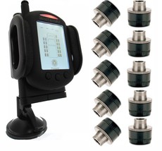 Tire Pressure Monitoring System for Truck or RV - TPMS 10 Sensors plus Booster - £336.56 GBP