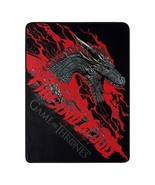 Game Of Thrones Fire And Blood Micro Raschel Throw 46&quot;W x 60&quot;L - $686.59 MXN