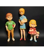 Vintage Louis Marx American Family Doll Set of 3 Hard Plastic Hong Kong - $47.82 CAD