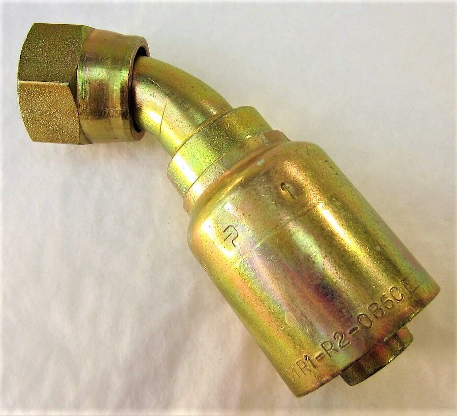 Parker 13743-10-10 Fitting 45 Degree R1-R2-OB6C New - $7.86