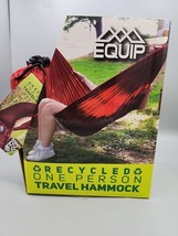 Hammock Lighweight Travel Red 300 lb Limit Brand New w Straps - $10.38