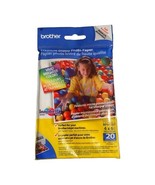Genuine Brother Premium Glossy 4&quot; x 6&quot; Photo Paper - 1 Pack = 20 sheets ... - $14.84