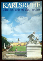 Original Poster Germany Karlsruhe Bundesland Baden-Württemberg Palace Monuments - £62.41 GBP