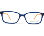 Miraflex Kinder Brille Rahmen Eros C.500m Blau Orange Rechteckig 48-16-130 - $79.19