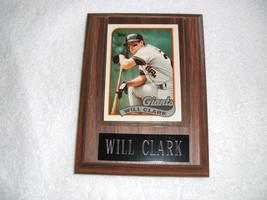 OLD VTG Will Clark plaque w/the SF Giants - £15.98 GBP