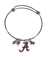 NCAA Siskiyou Sports Womens Alabama Crimson Tide Charm Bangle Bracelet O... - $29.69