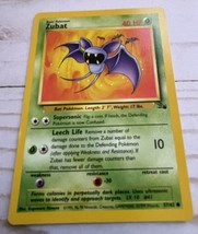 Zubat Pokémon TCG Fossil 57/62 LP WOTC - £1.37 GBP