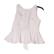 SheIn Peplum White Women&#39;s Blouse Size Medium - $13.10