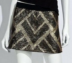 Authentic Icon American Idol by Tommy Hilfiger Bronze Sequin Stretch Wai... - £31.28 GBP