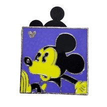 Disney Pin WDW Hidden Mickey 4 of 5 Neon Mickey Purple Square 2010 - $6.92