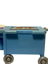 Fisher Price Loving Family Dollhouse Blue Barbecue Grill BBQ, Barbeque Rare - $8.99