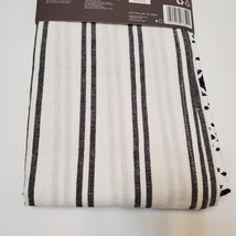 Kitchen Tea Towels, set of 3, Black and White, Striped Check Snowflake NWT image 4