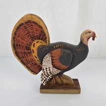 VINTAGE PRIMITIVE FOLK ART &quot;TURKEY&quot;. HAND CARVED. CRATE PROSPECTS ANN OLSON - $5,654.54 MXN