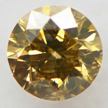 Round Shape Diamond Real Fancy Greyish Brown Loose 1.01 Carat I1 IGI Certificate - £1,165.39 GBP