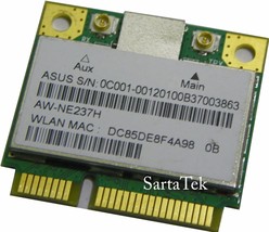 New OEM Asus 0C001-00120100 bgn Wireless PCIe Half Atheros AR5B125 AW-NE... - $29.44