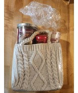 Yankee Candle Sparkling Cinnamon  Cabled Tote Bag 5pc. Gift Set - $627.73 MXN
