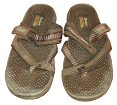 Skechers Outdoor Lifestyle Brown T-strap Sandals Sz. 10 Men&#39;s - £12.42 GBP