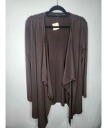 Tribal Waterfall Flowy Cardigan M Brown - $26.24 CAD