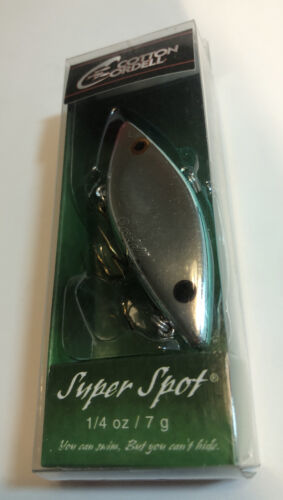 Cotton Cordell 1/4oz Super Spot Crankbait Fishing Lure Chrome Blue Back - $4.95