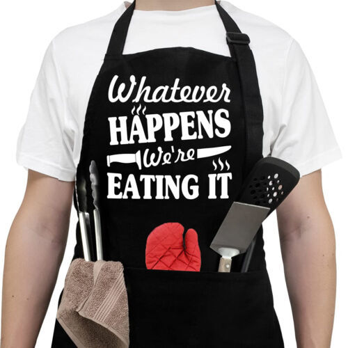 Valentines Gifts For Men, Dad, Husband, Him - Aprons For Men With Pocket... - $58.31