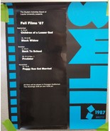 Poster Loyola University Fall Films Festival 1987 Finnegan Auditorium - $18.95