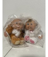 Cabbage Patch Kids 25th Year Celebration Snugglies Monkey &amp; Lamb Plush D... - $458.45 MXN