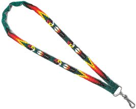 Mia Jewel Shop Native Inspired Seed Bead Lanyard Tribal Strap Key Holder Metal C - £20.08 GBP