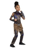 Black Panther Shuri Costume Girls Jumpsuit Brown Marvel Avengers New - £11.74 GBP