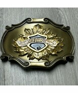 HARLEY DAVIDSON VINTAGE 75TH YEAR ANNIV BLACK GOLD 1978 RAINTREE BELT BU... - $43.87 CAD