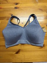 PINK VS Women Sports Bra Blue Marl ACTIVE Wireless Knit Racerback Size X... - $18.80