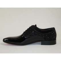 Men's GENIO Patent Leather Red Sole Shoes Formal 120196618 Black Stones image 4