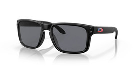 Oakley HOLBROOK Sunglasses OO9102-E655 Matte Black Frame W/ Grey Lens - £82.21 GBP