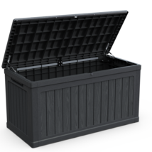230G Large Outdoor Storage Deck Box for Patio, Garden, Pool - Black - $5,498.60 MXN